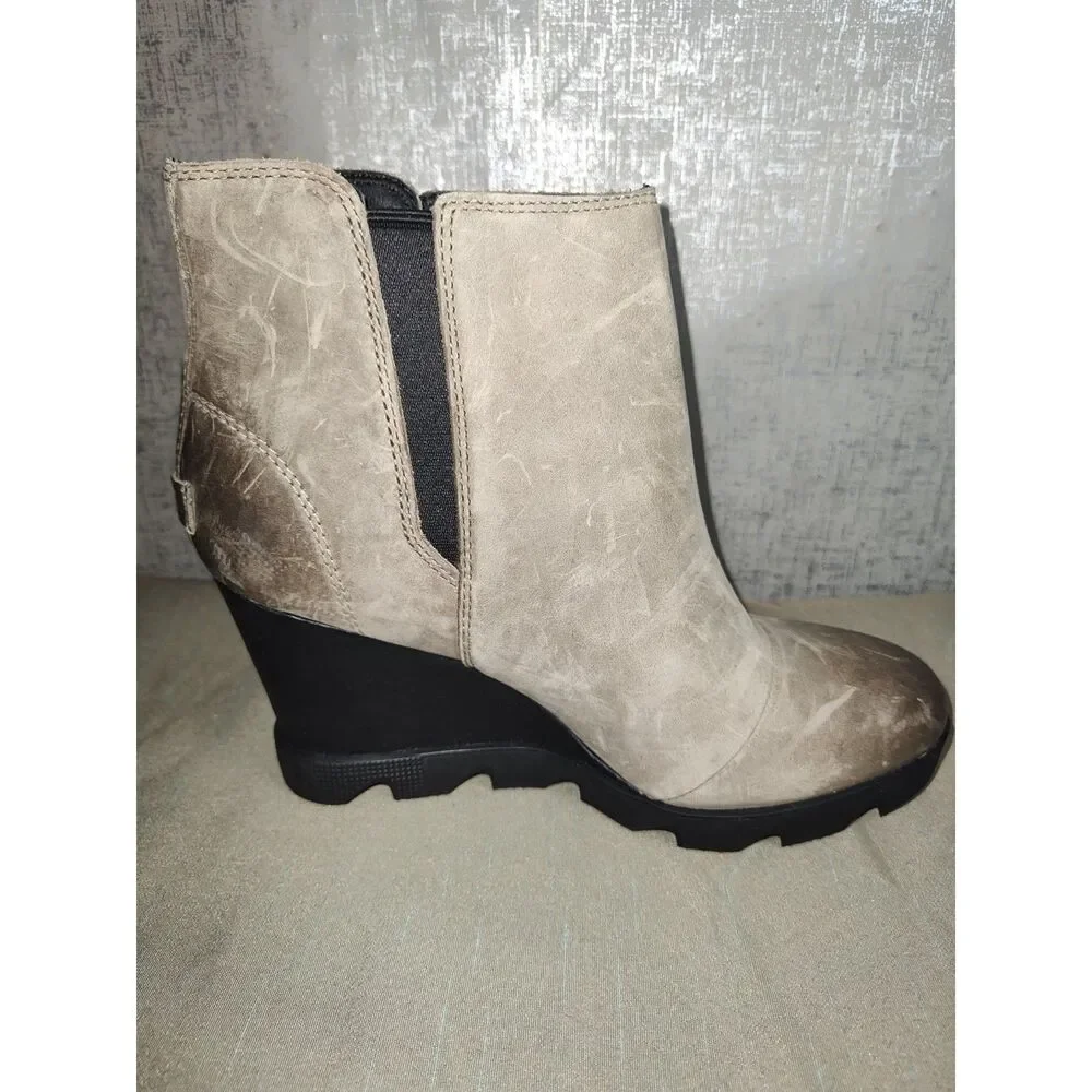 Sorel Joan Uptown Zip Ankle Boots Sz 9